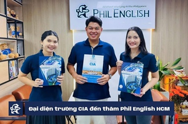 Đại diện trường Anh ngữ CIA thăm văn phòng Phil English HCM vào tháng 10/2025