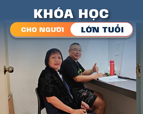 Khoá học cho người lớn tuổi