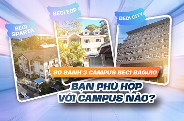 So sánh 3 campus BECI Baguio