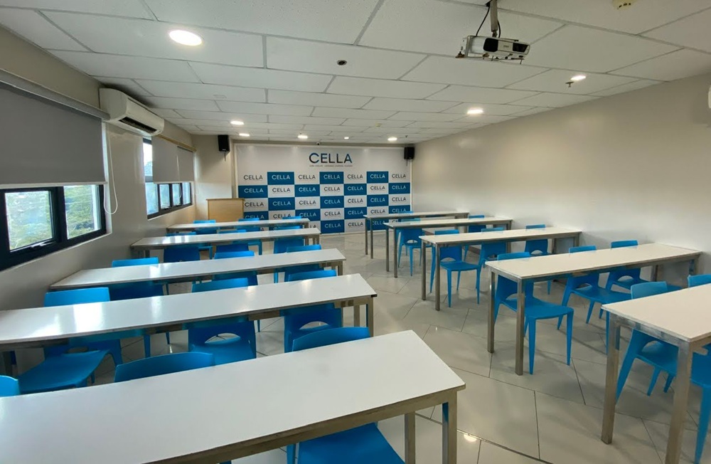 phòng sinh hoạt chung tại trường CELLA Uni 