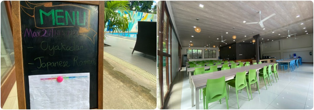 nhà ăn tại trường CELLA Uni