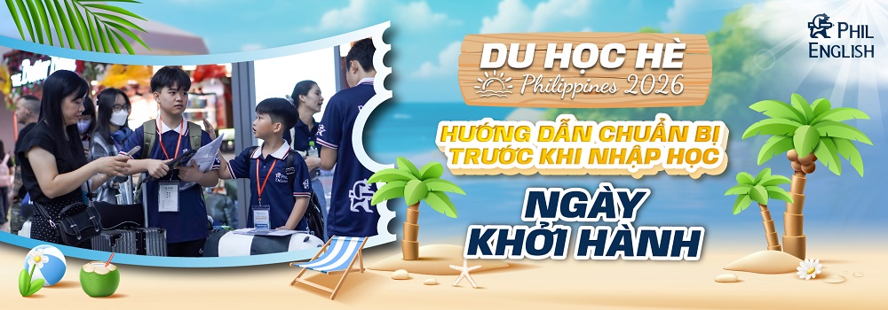 ngày khởi hành khi du học hè philippines