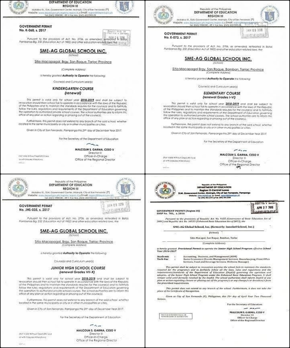  Bộ Giáo dục Philippines công nhận