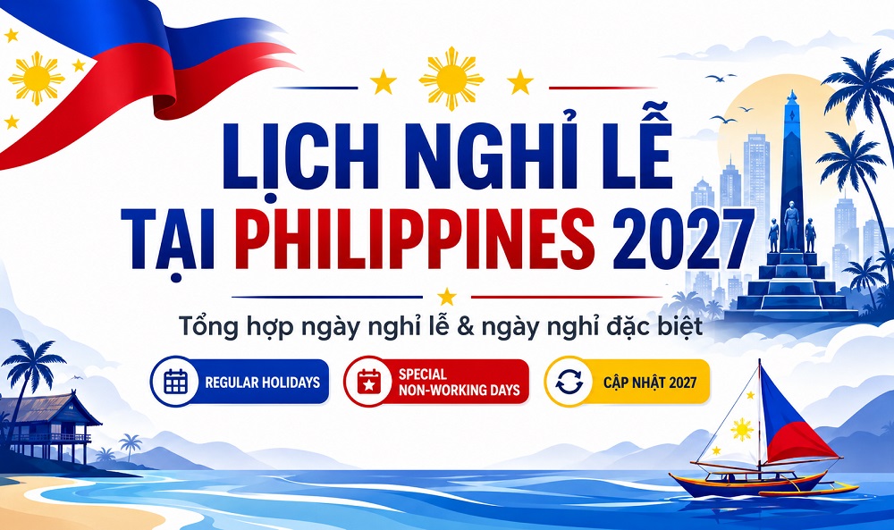 Lịch nghỉ lễ tại Philippines 2027