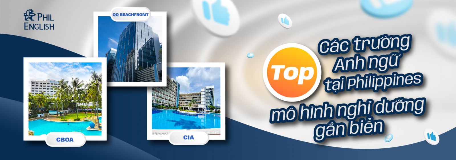 Top trường Anh ngữ tại Philippines mô hình nghỉ dưỡng gần biển