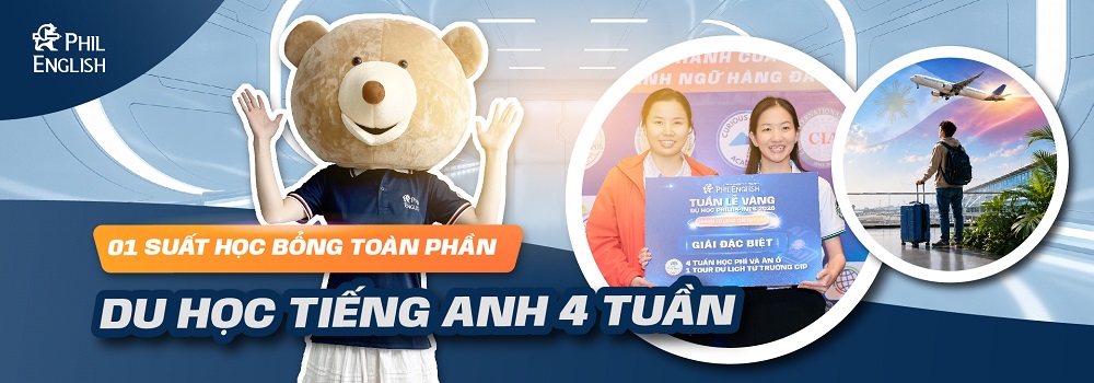 01 SUẤT HỌC BỔNG TOÀN PHẦN DU HỌC TIẾNG ANH 4 TUẦN TẠI PHILIPPINES