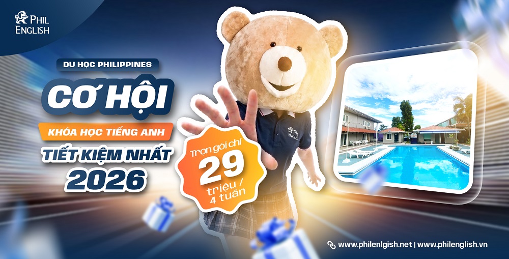 Du học Philippines trọn gói chỉ 29 triệu cho 4 tuần